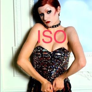 HUGE ISO Rocky Horror Picture Show Columbia Corset Bustier